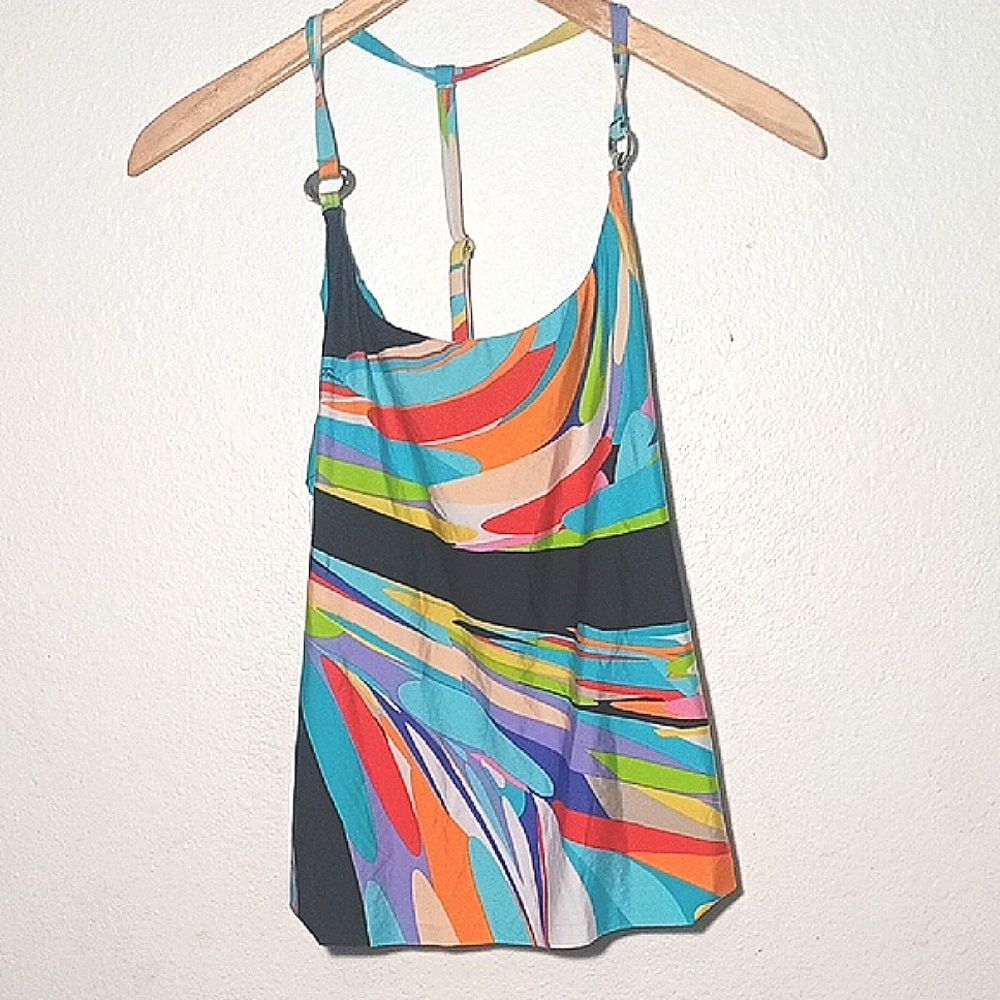 Colorful Women's Strappy Top